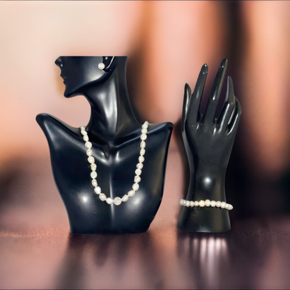 women's Freshwater pearl jewelry set
